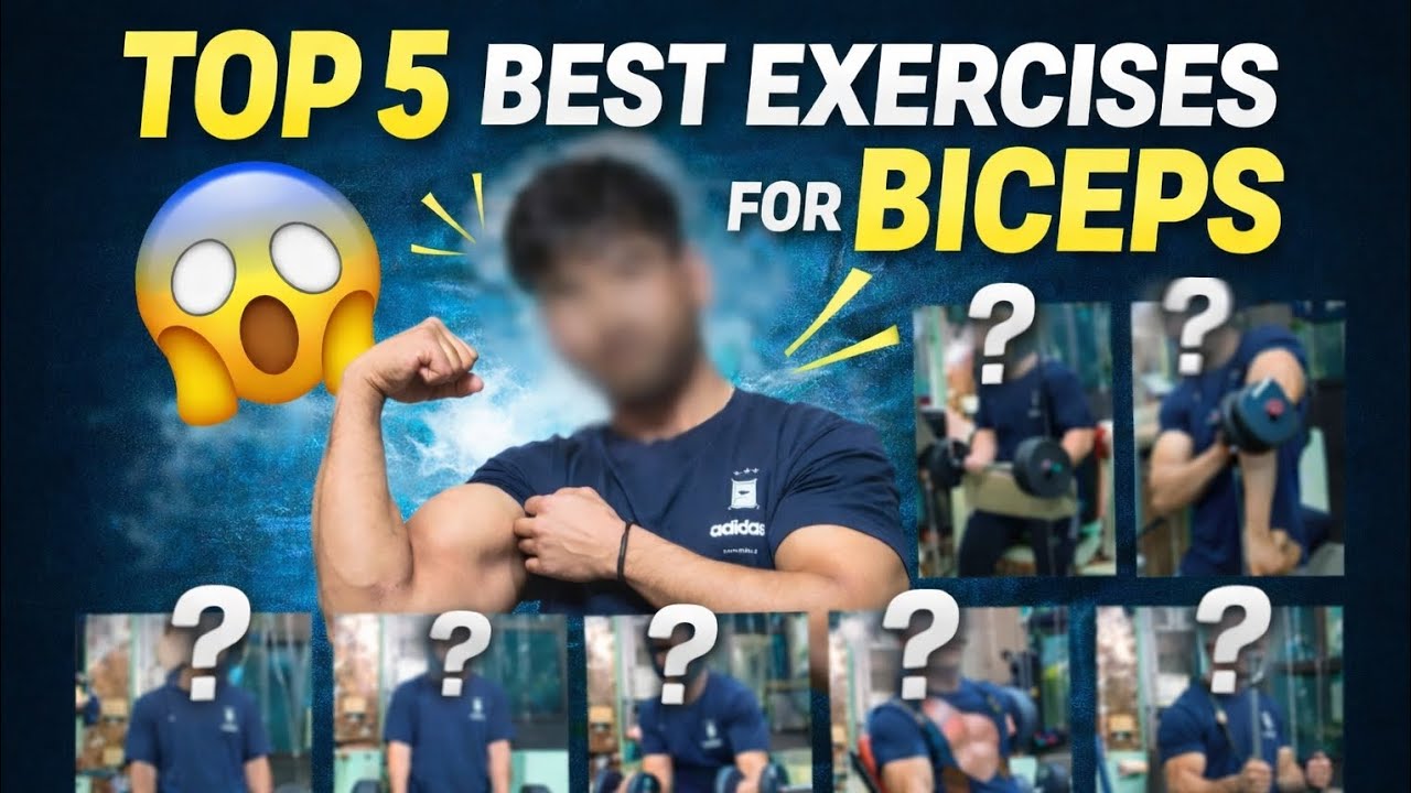 Top 5 Best Biceps Exercises 💪 | Bigger Arms Fast | #vlog - YouTube