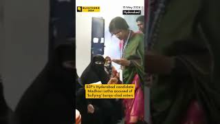 BJP’s Hyd Candidate Madhavi Latha Booked for 'Verifying' IDs of Voters in Burqa at Polling Booth