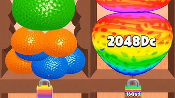 Jelly 2048 | highest number Blob Merge 3d in jelly 2048 tiles New update part #20 #jelly2048