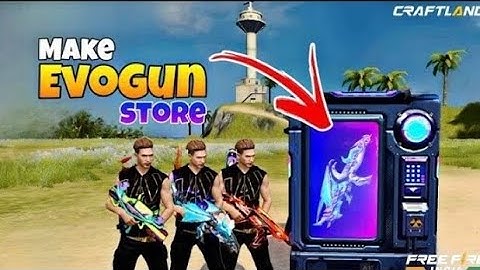 ALL IN ONE EVO GUN SKIN (Full Tutorial) Free Fire Craftland scrpit