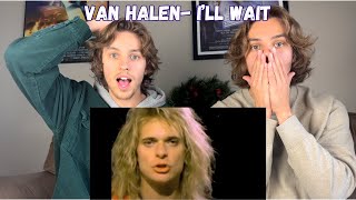 Twins React To Van Halen- I'll Wait!!!