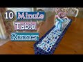 10 Minute Table Runner | Brand New! | The Sewing Room Channel