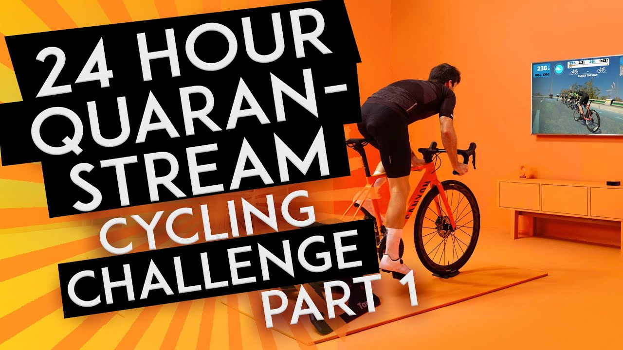 24hr Quaran-stream Cycling Challenge on Zwift - First 12 hours
