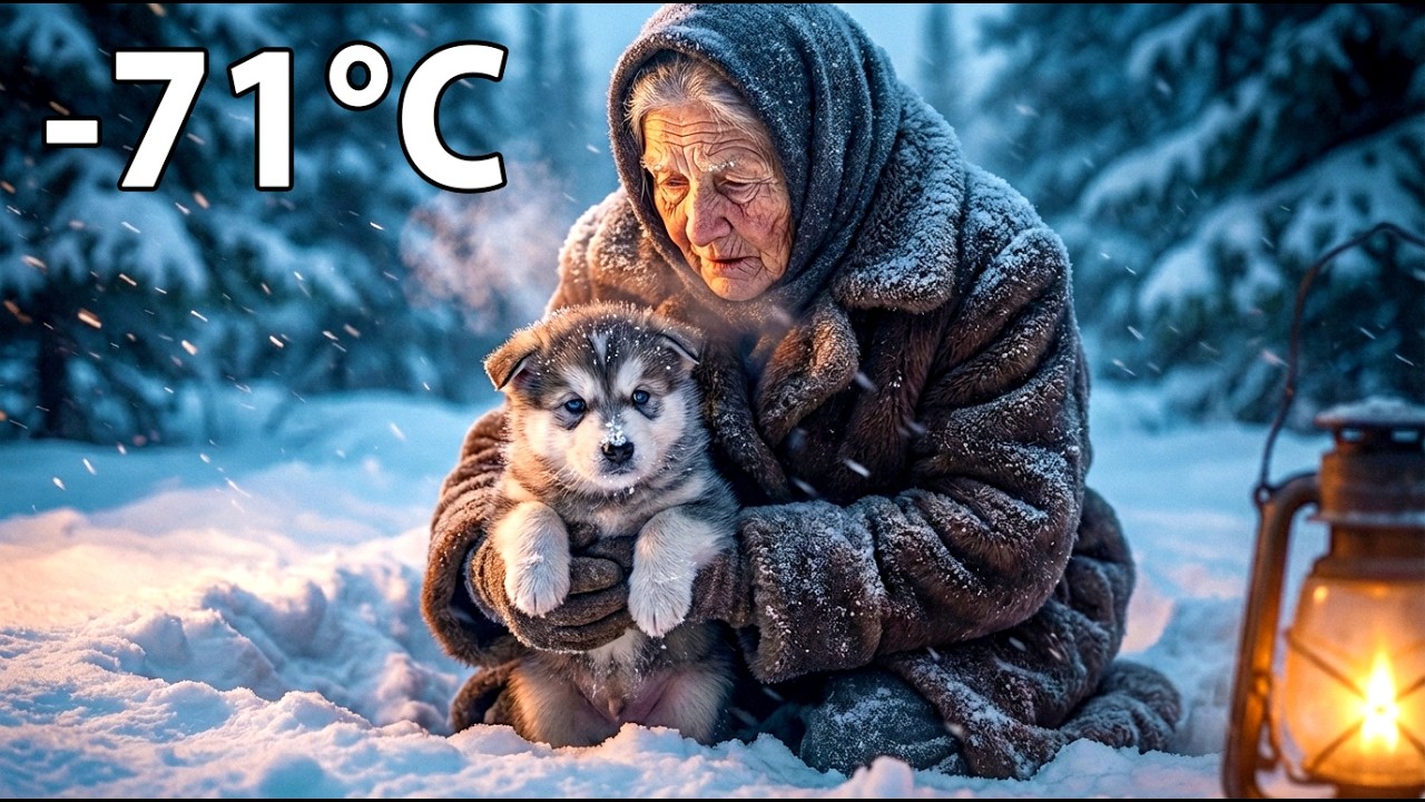 An Elderly Woman Rescued a Freezing Puppy in -71°C Siberia — What Happened Next Was Incredible