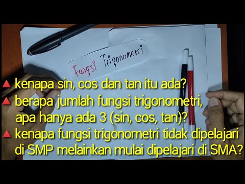 Video: Dari mana asal kata sinus cosinus dan tangen?