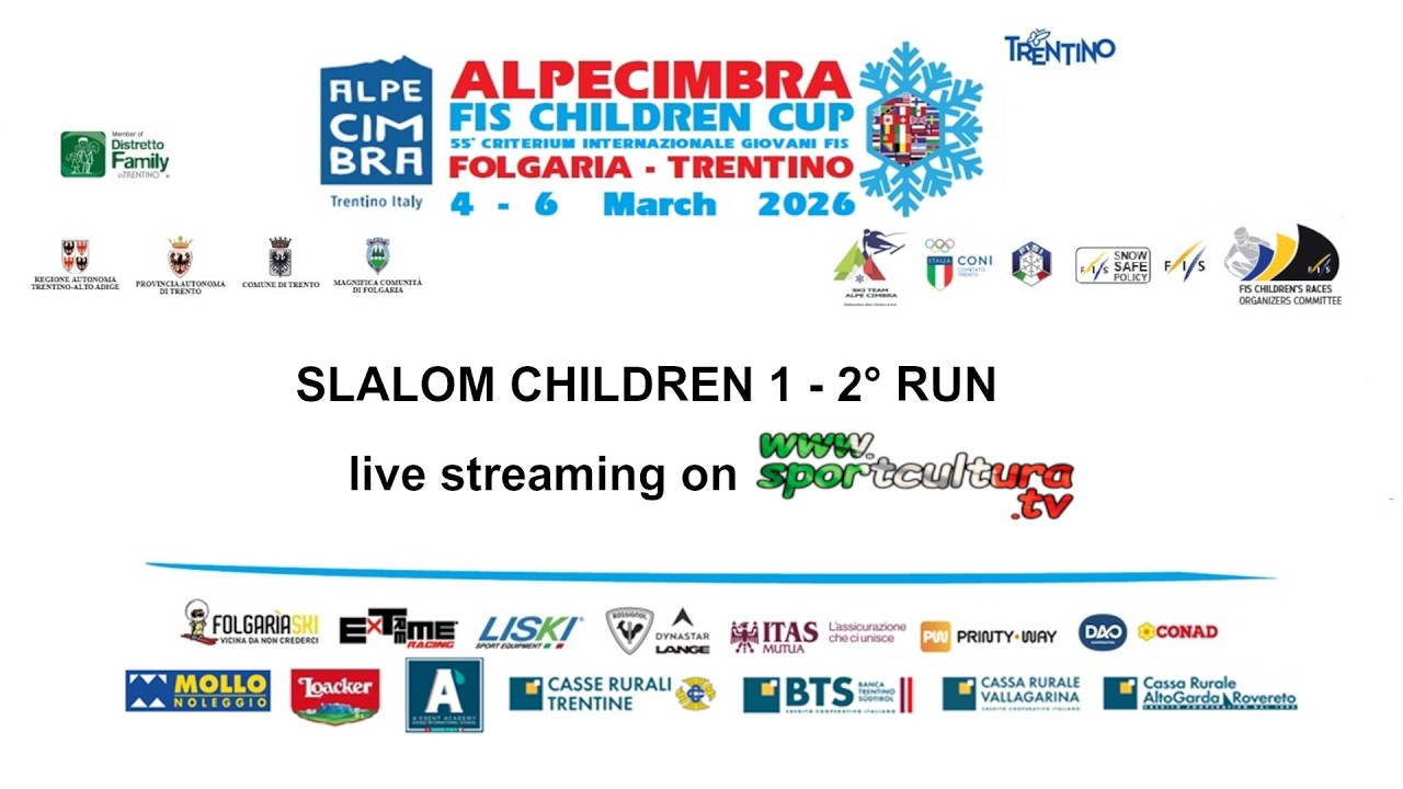 SLALOM CHILDREN 1 2° RUN - ALPECIMBRA FIS CHILDREN CUP 2026 | SPORTCULTURA.TV