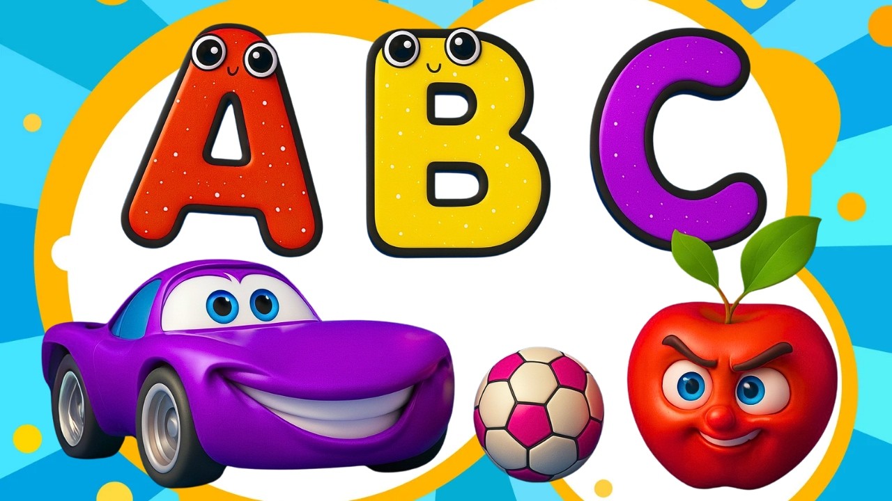 🔴 ABC Phonics Song 🎶 A for Apple 🍎 | Alphabet Song | Fun ABC Learning ...