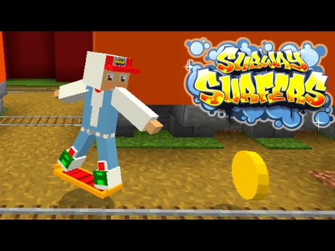 Baixe Subway Surfers Minecraft PE no PC