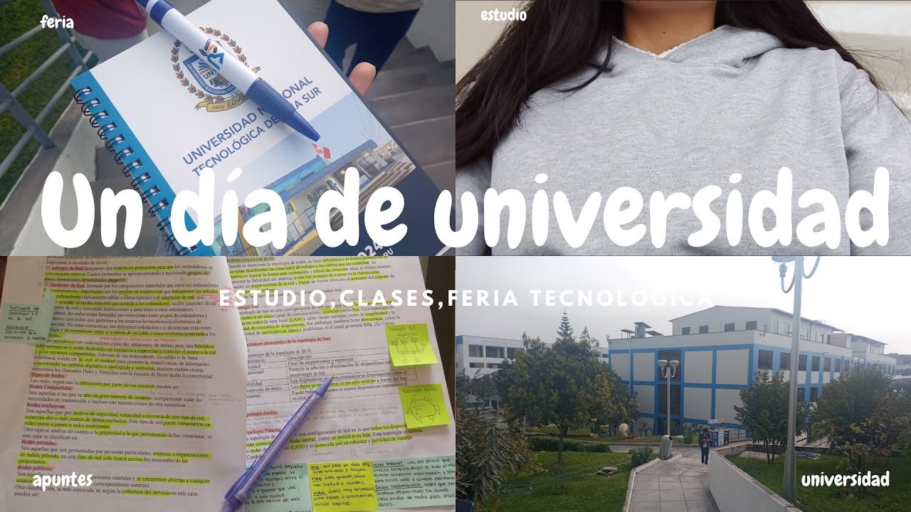UN DÍA DE UNIVERSIDAD | estudio,feria tecnológica - YouTube