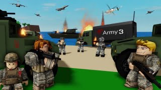 ROBLOX Brookhaven RP  FUNNY MOMENTS ARMY SS3 (BEACH INVASION)