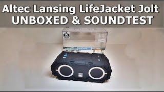 Altec Lansing LifeJacket Jolt [UNBOXED SOUNDTEST]