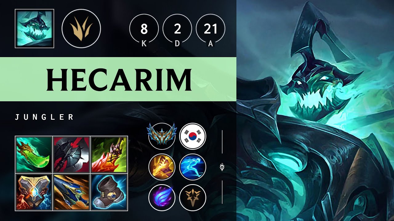 Hecarim Jungle vs Pantheon - KR Challenger Patch 25.20