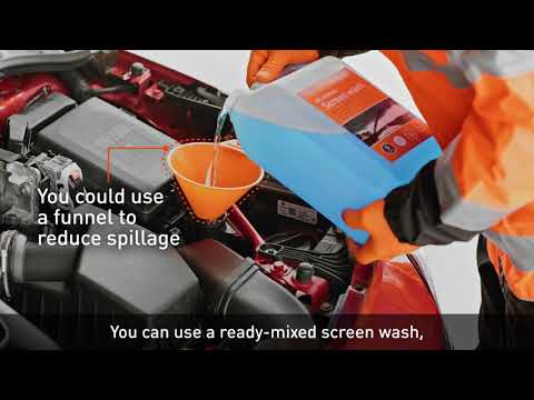 How to check and top up your screen wash – expert advice from the RAC