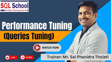Performance Tuning (Queries Tuning) Trainings from #sqlschool  I #performancetuning #quries