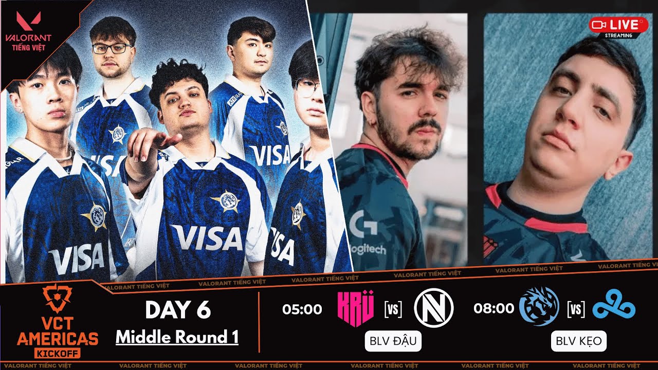 🔴 VCT Americas Kickoff 2026 | LEVIATAN vs C9 | VALORANT Tiếng Việt