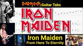 From Here To Eternity - Iron Maiden - Guitar + Bass TABS Lesson