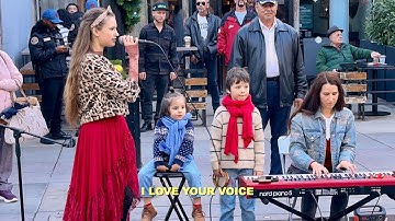 4-year-old SINGER joins me | Goodness of God - Karolina Protsenko