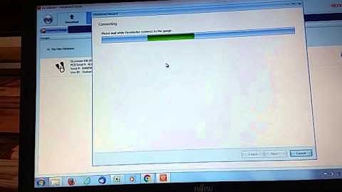 BAMR Elcometer Elcomaster connecting a gauge