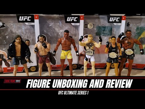 UFC ROUND5 フィギュア WEC版 3体セット+おまけ UFC Round 5 LIVE Chuck Liddell & Randy Couture 10