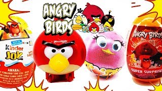 Angry Birds Kinder Joy Surprise Egg Unboxing 憤怒鳥健達奇趣蛋驚喜蛋開箱킨더조이 언박싱Chiii Tv #surpriseeggangrybirds