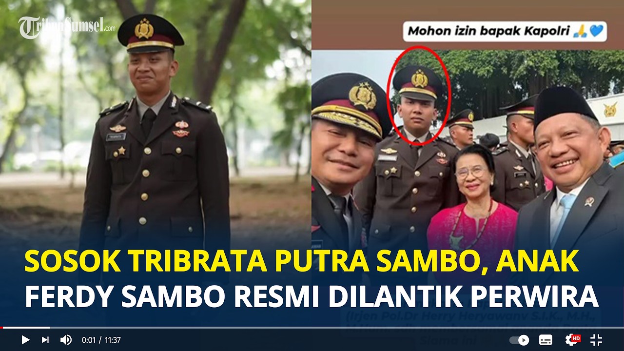 THE FIGURE OF Tribrata Putra Sambo, Ferdy Sambo's Son Officially Inaugurated by President Prabowo...