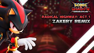 SONIC X SHADOW GENERATIONS - Radical Highway: Act 1 | ZAKERY Remix screenshot 5