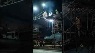 Experience intense night operations as ground crew #shorts #airforce #logistics #viralshorts #plane