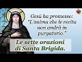 Le sette orazioni di Santa Brigida.Gesù ha promesso:“L'anima che le recita non andrà in purgatorio.”