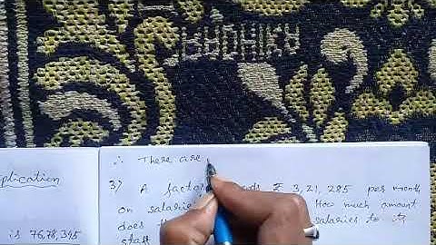 Ch-2, Four Fundamental Operation (Word problems on Multiplication and division)