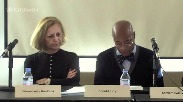 Transcolonial Fanon Conference: Ronald Judy