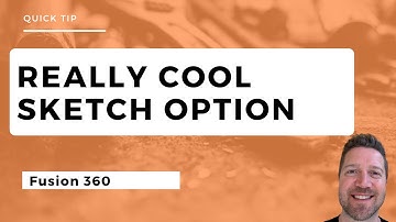 Fusion 360 - Sketch Setting - Quick Tip