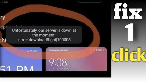 how to fix unfortunately our server down at the moment miui theme | miui theme | Technical Shivam