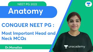 Conquer NEET PG 2022: Most Important Head & Neck MCQs | Anatomy | Let's Crack NEET PG | Dr.Monalisa screenshot 1