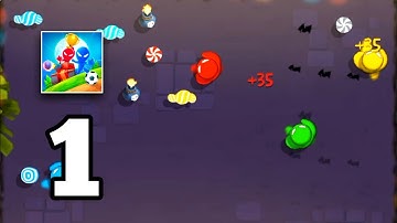 Stickman Party - Gameplay Walkthrough part 1 - mini games (iOS, Android)