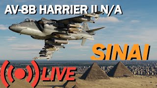 ((🔴)) Live | AV-8B Harrier II N/A over Sinai