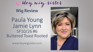 Paula Young Jamie Lynn Butter Toast Rooted Sf1026 Wig Review- Basic Cap Heat Friendly