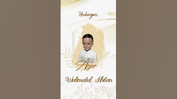 Undangan Khitanan Digital - Walimatul Khitan - Undangan Sunat