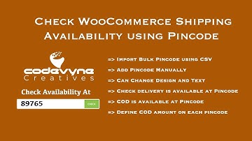 How to setup Check Pincode/Zipcode for WooCommerce Shipping Availability