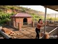 DIY Livestock Shelter | Iron Frame Sunshade with Canvas Cover, Night Lighting System
