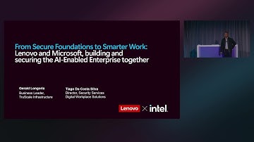 Secure foundations for smarter work with Lenovo and Microsoft | BRKSP463