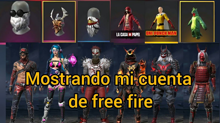 mostrando toda mi cuenta de free fire *chetada*🙀