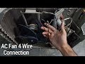 AC Outdoor Fan Motor Connection Of 4 Wire || IDENTIFY COMMON,START,RUN