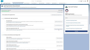 Lightning Scheduler: Setup Assistant (Platform)