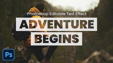 Create Transparent text box editable in Photoshop