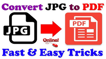 How To Convert JPG To PDF | Without Converter | Online | Free & Quickest Way