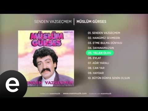 Yalan Oldu (Müslüm Gürses) Official Audio #yalanoldu #müslümgürses - Esen Müzik