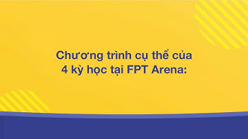 Chương trình học tại FPT Arena | Kỷ nguyên Mỹ thuật đa phương tiện dưới góc nhìn đa chiều
