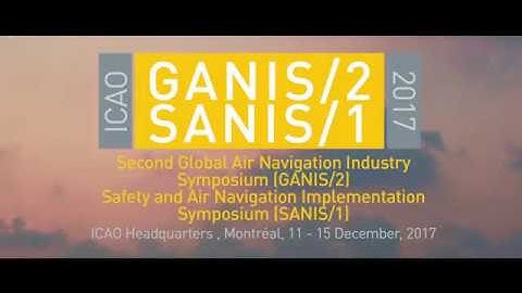 Christian Schleifer, EUROCAE, discusses the future of CNS and avionics at GANIS/SANIS
