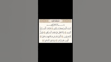 سورة الماعون - الشيخ علي الحذيفي                     حفظ سورة الماعون