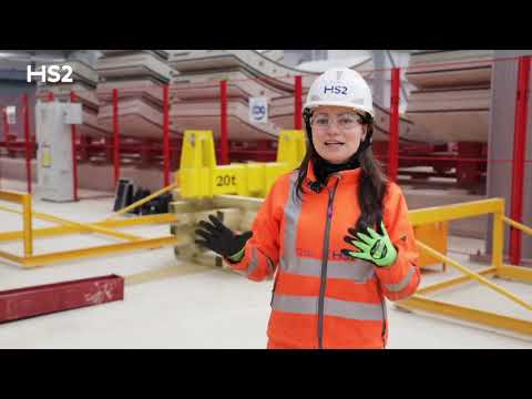 See Inside HS2's Giant Tunnel Factory